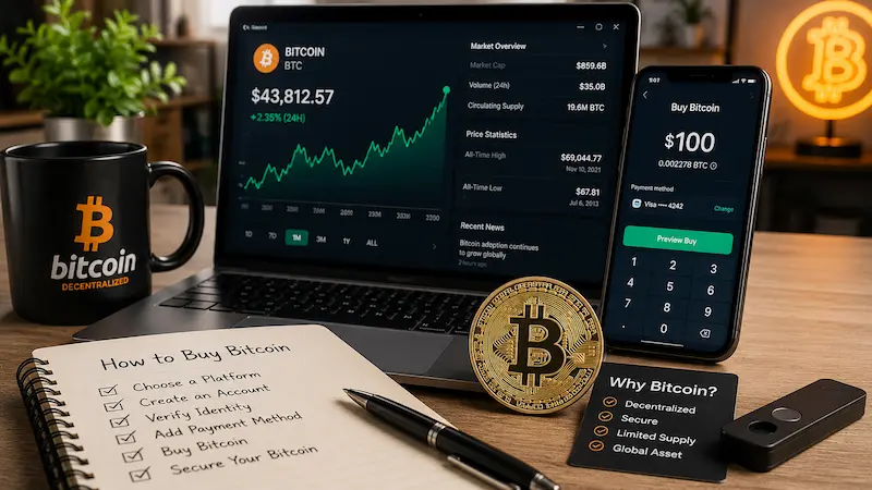 How to Buy Bitcoin in 2026 — Complete Step-by-Step Beginner Guide