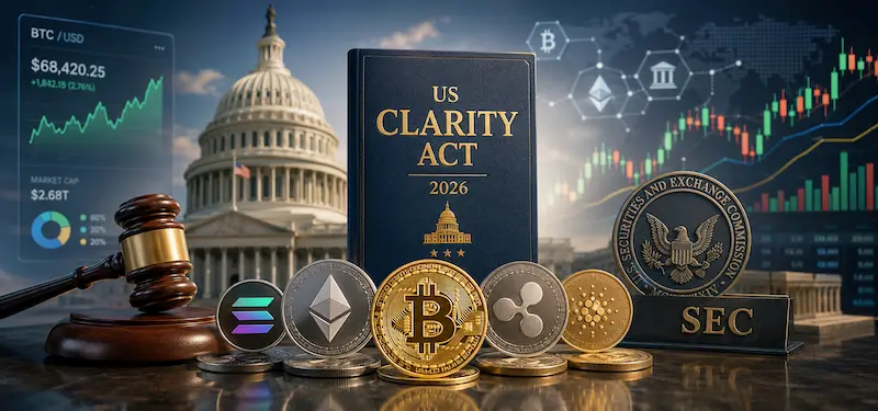 US Crypto Regulation in 2026 — The CLARITY Act, SEC Rules & Your Coins