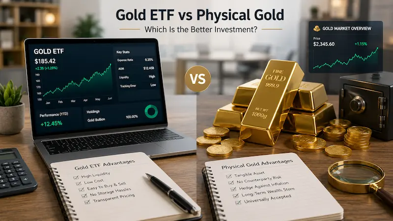 Gold ETF vs Physical Gold — Which Is the Better Investment